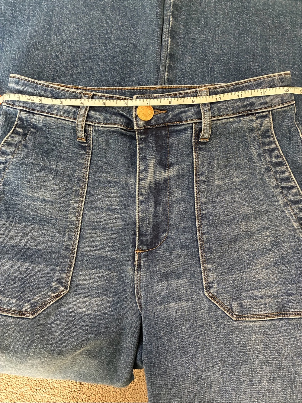 Kut From The Kloth Meg High Rise Denim Jeans Size 0 - Picture 5 of 6
